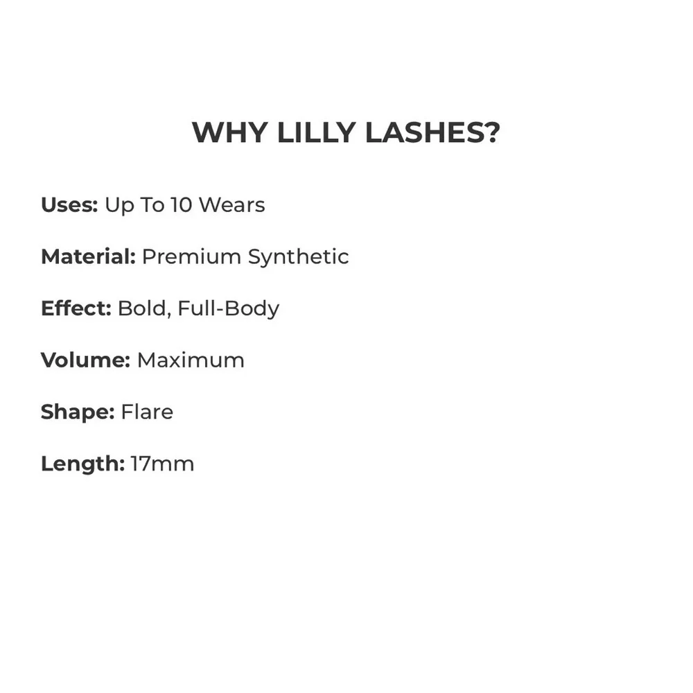 BUNDLE LILLY LASHES Premium Synthetic Faux Mink Lash (3 Pairs) NWT